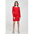 thumbnail image 1 of Vestido texturizado Roman Fashion /Juvenil, 33080 (Rojo) rojo G, 1 of 6
