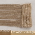 thumbnail image 4 of Flash Silver Line curtain 1*2 meters high curtain meter hanging curtain with silver encryption living room partition decoration - Orange color, 4 of 5
