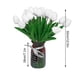 thumbnail image 3 of 20 tulipanes artificiales | Ramo de tulipanes artificiales realistas con tallos de hierro flexibles | Tallos de tulipán de seda multicolor para decoración del hogar, bodas, centros de mesa y regalos., 3 of 5
