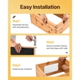 thumbnail image 6 of KFFKFF Robust and Long-Lasting 40 Frame Beehive Starter Kit, Beeswax Coated Fir Wood, 22.13 x 18.19 x 36.61 inch, 6 of 9