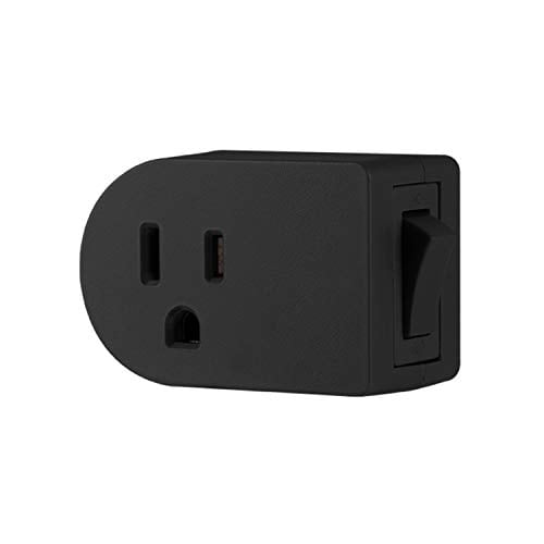 UltraPro Grounded On/Off Outlet Power Switch, 3 Prong, Easy to Install