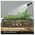 thumbnail image 6 of KWUXIN Galvanized Raised Garden Bed 4x4 Steel Frame in Green Color for Vegetables, Flowers, Plants, and Herbs, 6 of 9