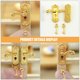 thumbnail image 5 of 2 juegos de accesorios decorativos para minicasas, accesorios metálicos para puertas de minicasas., 5 of 7