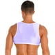 thumbnail image 4 of Camiseta sin mangas recortada brillante para culturismo para hombre, chaleco sin mangas, Tops con cuello redondo, traje de baño, ropa de dormir, ropa para discoteca de Color sólido, 4 of 5