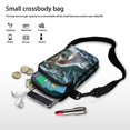 thumbnail image 7 of HELLHERO Winter Horse Joy Double Zipper Women Messenger Bag for Women, Casual Use, 7 of 7