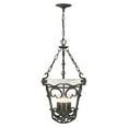 thumbnail image 4 of Golden Lighting Madera 3-Light Pendant in Antique Black Iron, 4 of 7