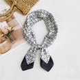 thumbnail image 1 of 28quot; X 28" Bufandas de cuello de seda de morera 100% real para mujer, St-33 Feliz Sencillez, 1 of 5