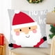 thumbnail image 5 of Funda de almohada con patrón de Papá Noel, funda de cojín decorativa de poliéster, Feliz Navidad, decoración del hogar, 5 of 5