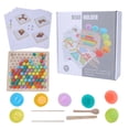 thumbnail image 2 of Juego de Clip para niños cuentas rompecabezas práctica palillos juego a juego infantil juguete educativo ANGGREK Otros, 2 of 8