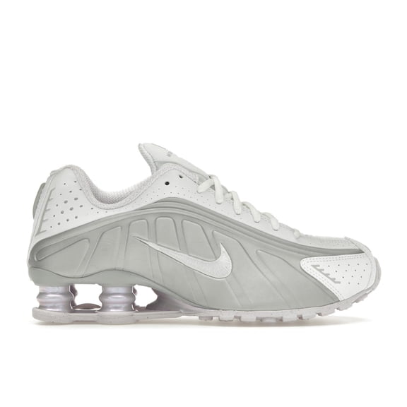 Nike Women's Shox R4 White Metallic Platinum Barely Grape Shoes, from StockX