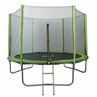 North 8 Foot Trampoline Set with Safety Enclosure Ladder - Walmart.com