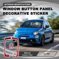 thumbnail image 4 of Window Button Panel Decorative Sticker for RHD Red, 4 of 5