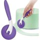 thumbnail image 1 of Cake Pizza Roller Cutting Pastry Pasta Dough Roll Fudge Cake Frosting Cutter Wheel Kitchen Cake Tool (Color: Purple), 1 of 4