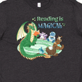 thumbnail image 4 of Inktastic Reading is Magical Dragon Green Dragon with Book Youth T-Shirt, 4 of 5