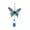 Blue,Red, variant on SLYNSHome Painted Stained Metal Wind Chimes,Beautiful Butterfly Wind Chimes Hanging Butterfly Ornaments Chimes for Patio,Balcony,Garden,Window,Yard,Lawn Decoration