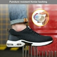thumbnail image 4 of Safety Trainers Mens Steel Toe Cap Trainers Anti-Smashing Safety Shoes Lightweight Breathable Work Shoes Comfort, 4 of 7