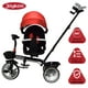 thumbnail image 3 of Carriola tipo Triciclo para Niños Asiento Giratorio 360 JOYKOO Reclinable Luz Sonido Rojo, 3 of 7