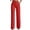Red, variant on gbyLJF High Waisted Work Pants for Women Loose Fit Straight Leg Work Trousers Business Dress Pants Trousers with Pockets