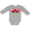 thumbnail image 3 of Inktastic Fire Truck Childs Fireman Boys or Girls Long Sleeve Baby Bodysuit, 3 of 5