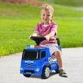thumbnail image 2 of Costway Kids Ride On Push Police Car Licensed Mercedes Benz Push and Ride Racer, 2 of 12