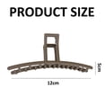 thumbnail image 2 of Alloy Hair Claw Clip Non-slip frosted grab clip for women and girlsLight coffee, 2 of 4