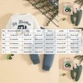thumbnail image 6 of Xudanell 6 12 18 24 Month 2T 3T Boy Clothes Letter big brother Tractor Embroidery Long Sleeve Sweatshirt Pullover Solid Pocket Pants Set Cartoon Baby Boy Fall Outfits, 6 of 6