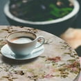 thumbnail image 3 of Ambesonne Floral Vintage Fitted Round Tablecloth, Nostalgic Love Bloom, 56"- 60" Diameter, Beige Multicolor, 3 of 5