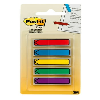 Post-it Arrow s, Assorted Primary Colors, .47" Wide, 100 s