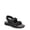 Black Leather, variant on Mens Gavin Sandal - Medium & Wide Width