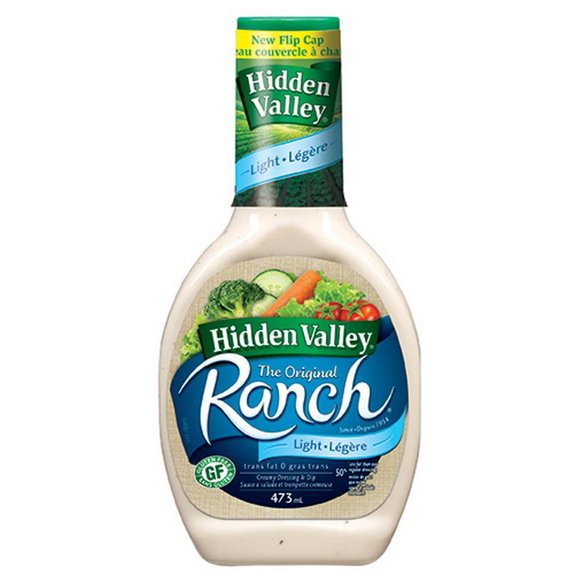 Sauce à salade et garniture légère The Original Ranch de Hidden Valley, sans gluten ‒