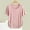 Pink, variant on qelini T-shirts for Women with Round Neck School Season Solid Color Short Sleeved Loose Casual Daily Wearing Basic Tops Juniors Summer Comfortable 1Pack Pink L