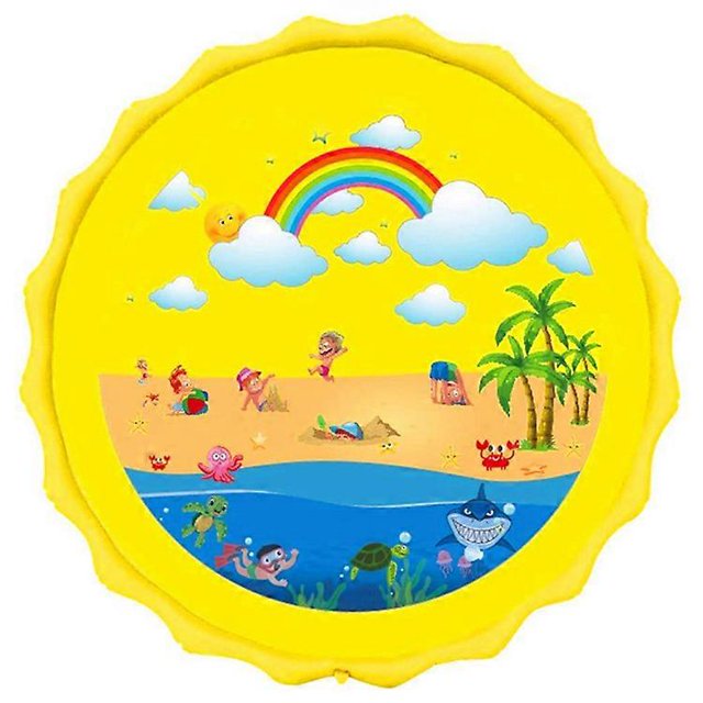 KAIYANG Almohadilla rociadora de agua para césped al aire libre de 170 cm, almohadilla rociadora de agua inflable para juegos al aire libre para niños, COLOR 3