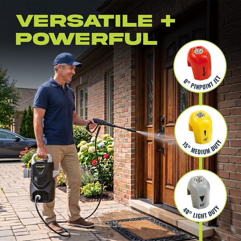 Sun Joe, Electric Pressure Washer, 1500 PSI, Portable Outdoor