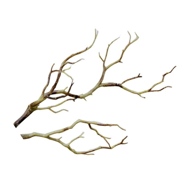 Langgg 3pcs Large Wedding Decoration Branch Simulation Plastic Dried Tree Branches Artificial Fake Foliage Plant