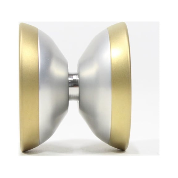 Yoyorecreation Tone Yo-Yo - Bi-metal - Czech technician Tony Šec Signature YoYo (Silver with Gold Rims)