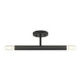 thumbnail image 2 of Livex Lighting, 51139-04, Copenhagen, Semi-Flush, Black, 2 of 12