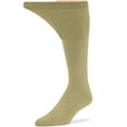 thumbnail image 5 of 7BigStars Kingdom Men's Diabetic Seamless Cotton Mid Calf Socks - 5 Pack Large - Solid - Sock Size 10-13 Shoe Size 9-12 L Khaki, 5 of 8