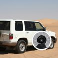 thumbnail image 4 of Raindrops Trailer Tire Cover Aluminum Film Rust Prevention 1Pcs, 4 of 6