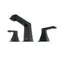 thumbnail image 5 of Dyconn Faucet WS3H39A-BLK Rosemary Double-Handle 3 Hole Widespread Bathroom Faucet, Black, 5 of 7