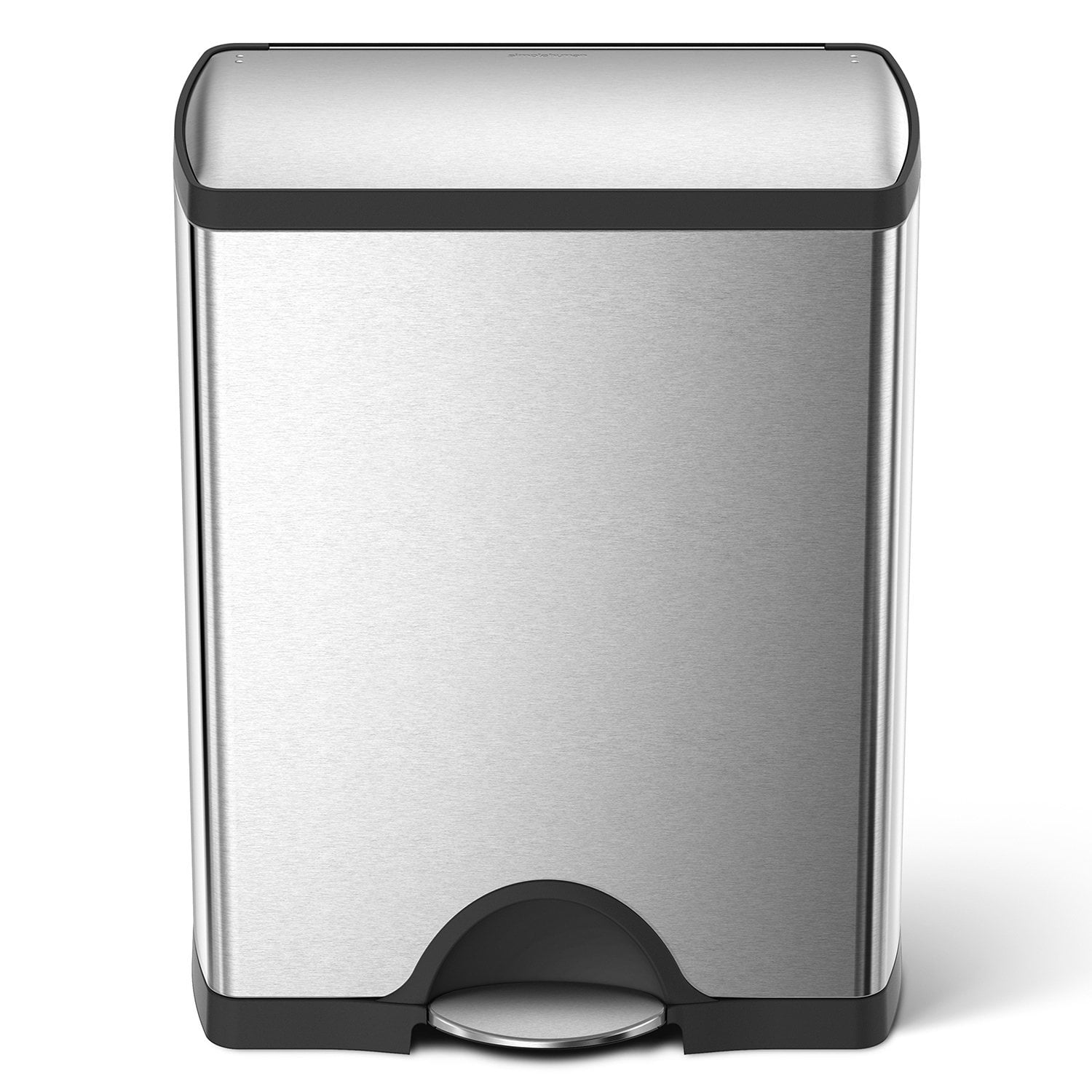 simplehuman 12-Gal. Dual Compartment Stainless Steel Step