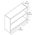 thumbnail image 3 of Bush Furniture Universal 2 Shelf Bookcase Set of 2, 3 of 4
