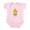 Petal Pink, variant on CafePress - Running Chick Infant Bodysuit - Baby Light Bodysuit, Size Newborn - 24 Months