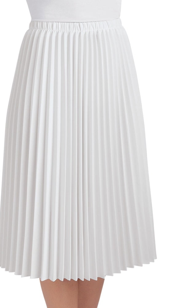 cream pleated jersey