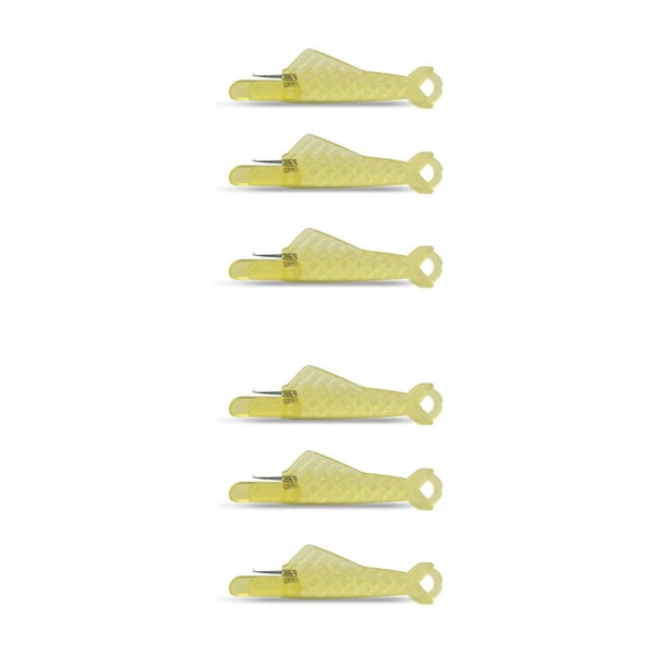 Monstrate Enhebrador de agujas, guía para acolchar, herramienta de enhebrado para ancianos, artesanía en cuero portátil, inserción de hilo amarillo, 3 Amarillo 3 PIEZAS 2piezas Monstrate CBP259769