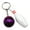 Purple, variant on Car Key Chain Bowling Mini Ball Shape Smooth Surface Key Ring Easy Installation Sports Keyring Pendant Man Women Gift,Blue