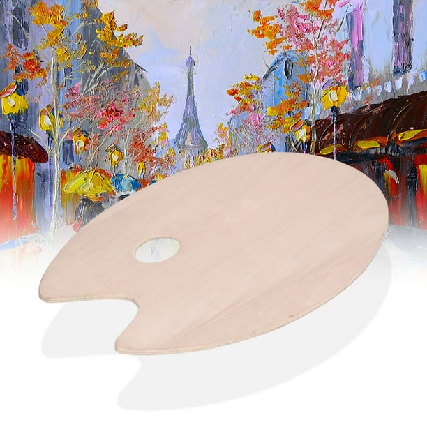 Oil Painting Palettes, Wooden Painting Palettes Wood Clean Easily For ...