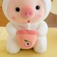thumbnail image 4 of Animal relleno cerdo almohada de felpa Reversible suave dibujos animados muñeco de peluche Kawaii Plus, 4 of 5