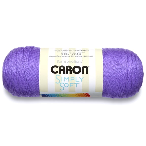 Caron Acrylic Berry Blue Yarn, 315 yd
