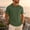 Army Green, variant on Plain Polo Shirts Vacation Tshirt Casual Henley Shirts Men's Solid-color Long-sleeved Button-up Collar Casual Fashion Top Gray 3X