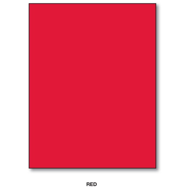 Memo Sheets S, impresión superfina, 3 x 5 pulgadas, 500 hojas (rojo)